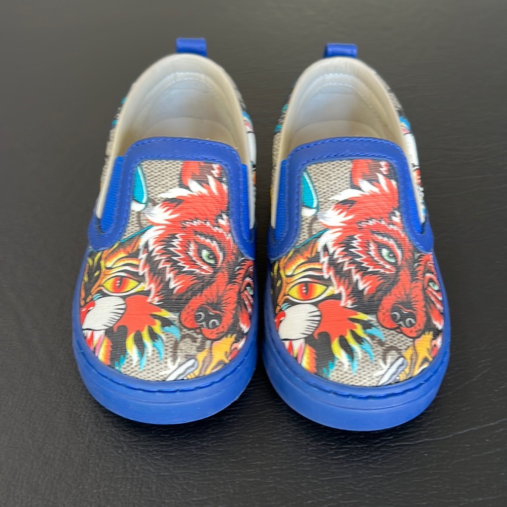 Toddler Gucci Slip-on Sneakers. Barely worn!